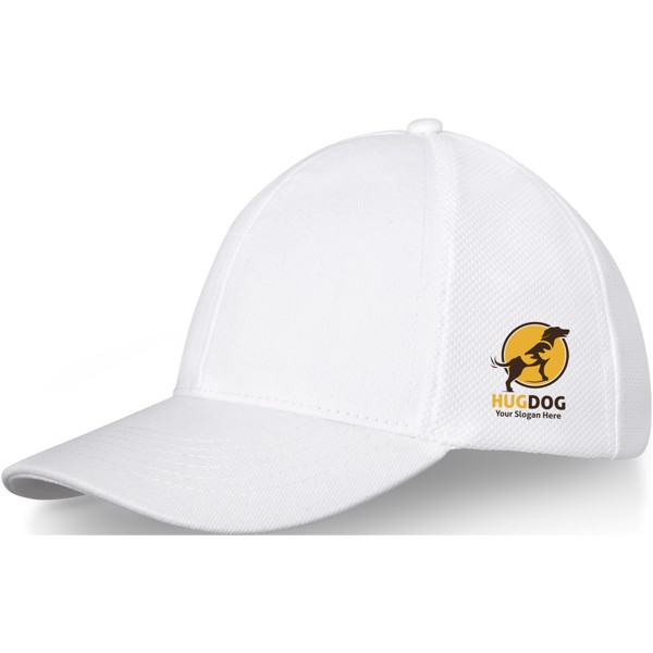 Drake Trucker Kappe mit 6 Segmenten - weiss
