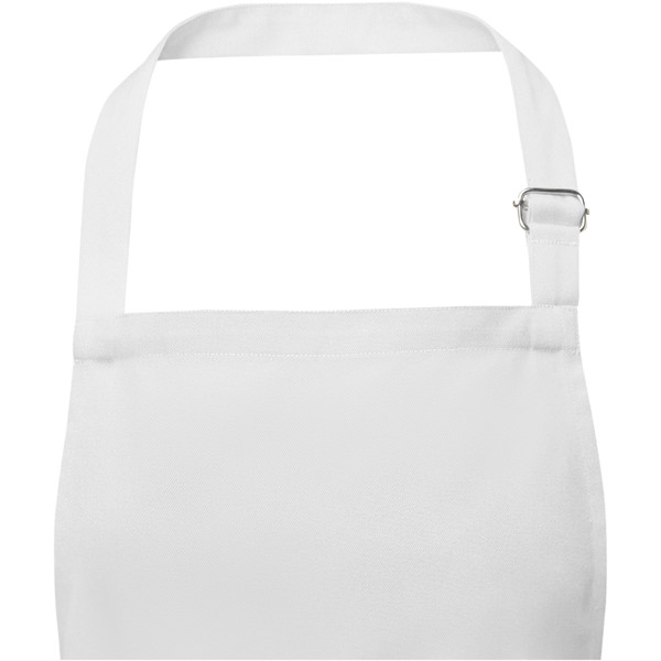 Andrea 240 g/m² apron with adjustable neck strap - White