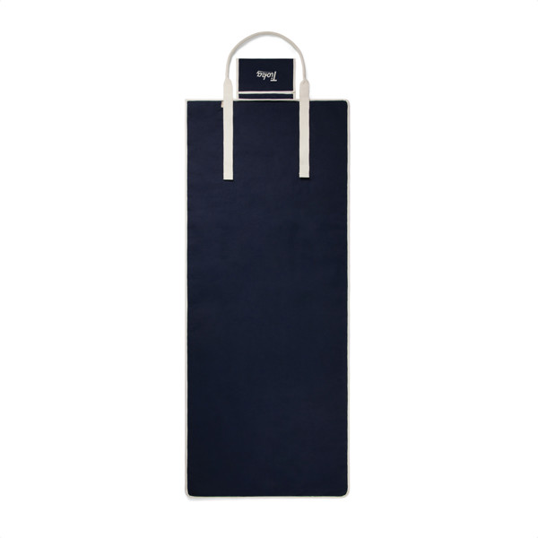 VINGA Volonne AWARE™ recycled canvas beach mat - Blue / Off White