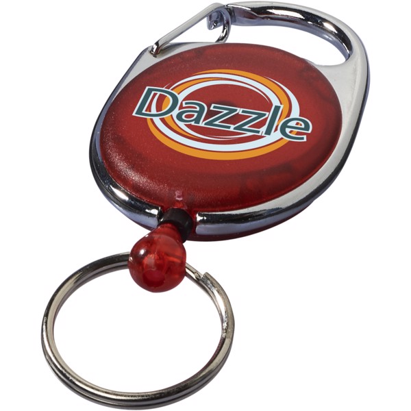 Gerlos roller clip keychain - Red