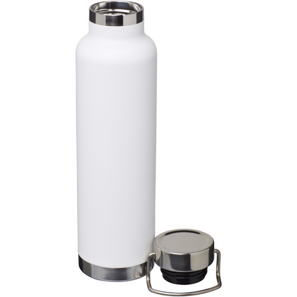 Thor 650 ml copper vacuum insulated sport bottle - White