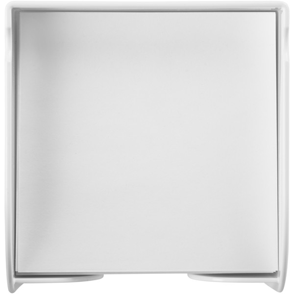Vessel large memo block and holder - White