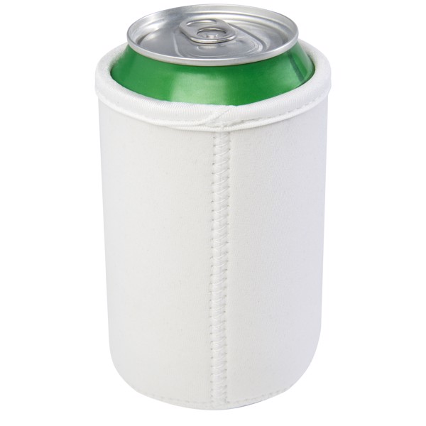 Vrie recycled neoprene can sleeve holder - White