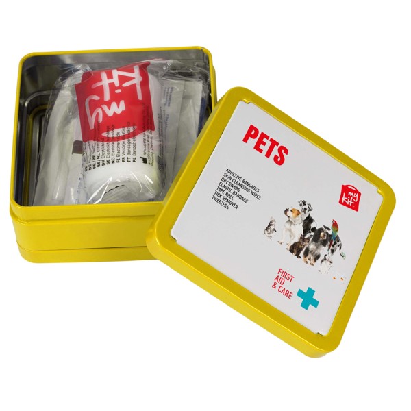 MyKit First Aid pet tin kit - Yellow