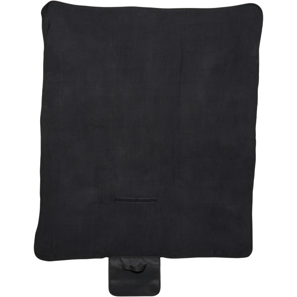 Meadow fleece blanket - Solid black