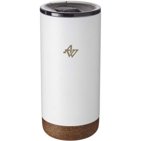 Valhalla 500 ml copper vacuum insulated tumbler - White