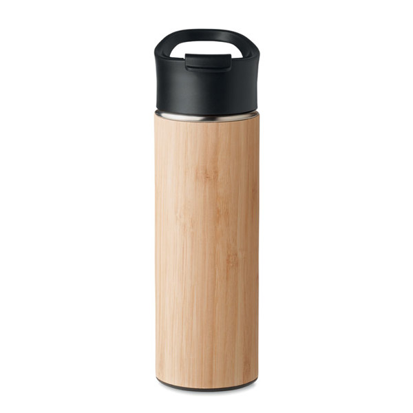 Double wall bamboo flask 450ml Nanda