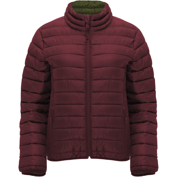 Finland women's insulated jacket - Garnet / roly-M