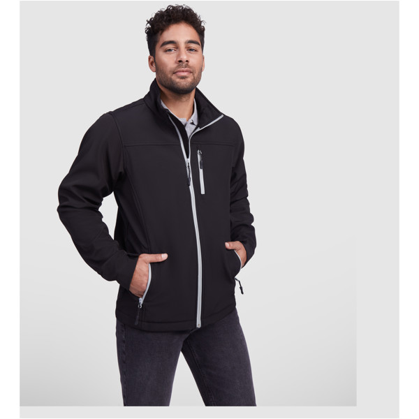 Antartida men's softshell jacket - Pearl White / roly-S