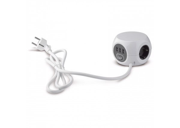 Socket cube square - White