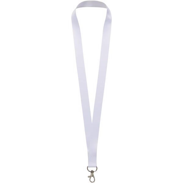 Lana šňůrka z recyklovaného PET – oboustranná sublimace - Bílá / 20mm