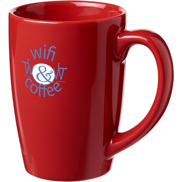 Medellin 350 ml ceramic mug - Red