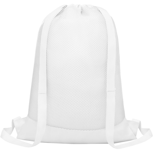 Nadi mesh drawstring bag 5L - White