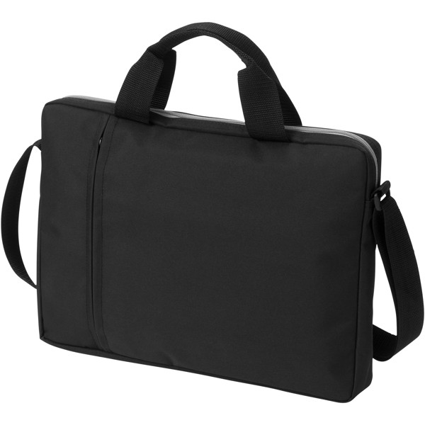 Tulsa 14" laptop conference bag - Solid black