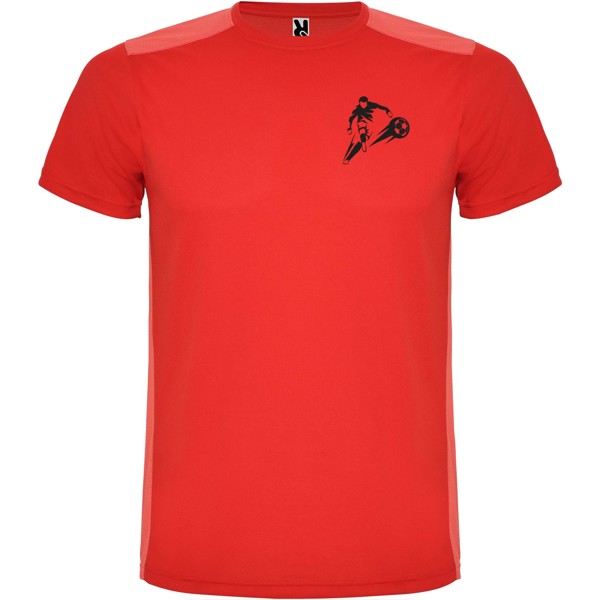 Detroit short sleeve unisex sports t-shirt - Red / roly-L