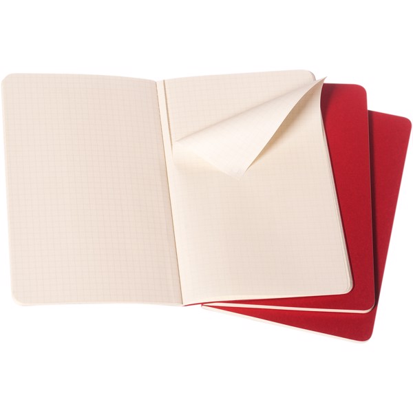Cahier Journal L - squared - Cranberry red