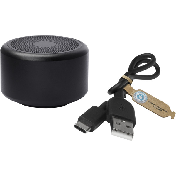 Rise 3W RCS recycled aluminium Bluetooth® mini speaker
