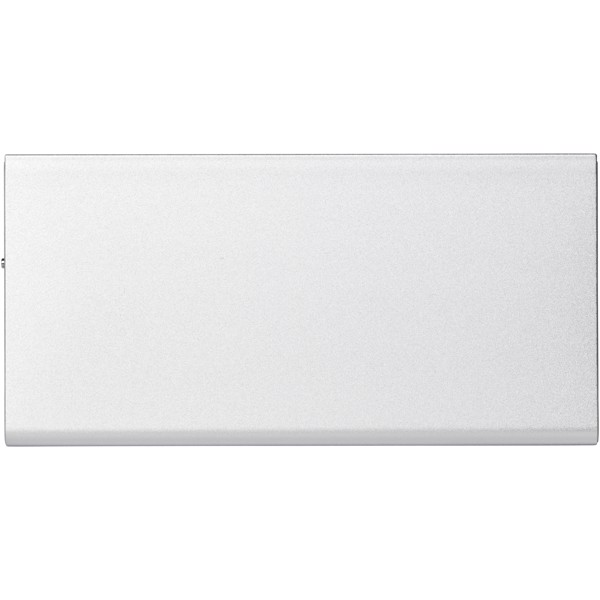 Plate 8000 mAh aluminium power bank - Silver