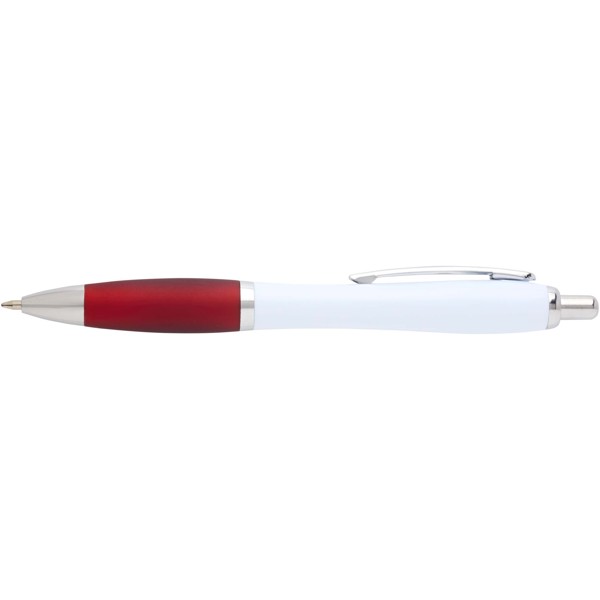 Nash recycled plastic ballpoint pen (blue ink) - Red