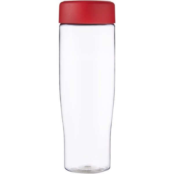 H2O Active® Tempo 700 ml screw cap water bottle - Průhledná / Červená s efektem námrazy