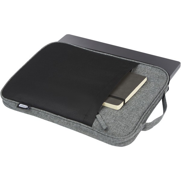 Reclaim 14\" GRS recycled two-tone laptop sleeve 2.5L
