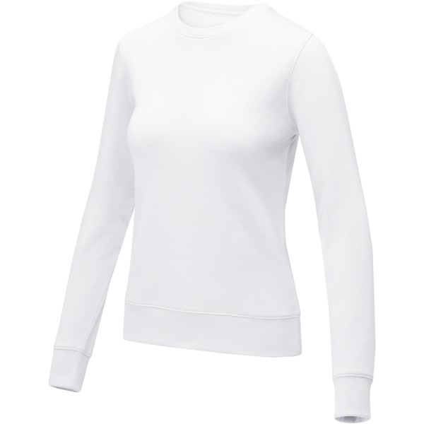 Zenon women’s crewneck sweater - White / 3XL