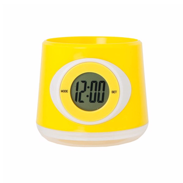 Pot Desk Clock Zelmo - Yellow
