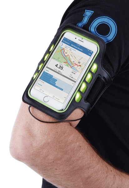 Running holder with LED light