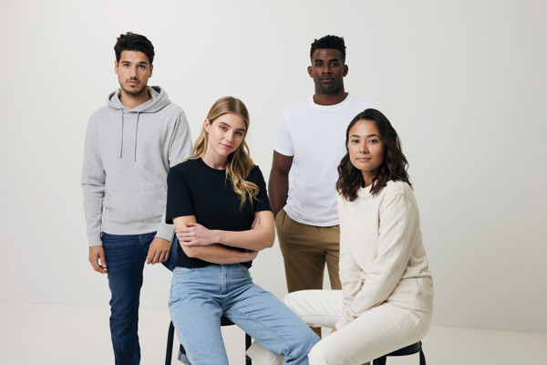 IQONIQ Denali recycled cotton crew neck undyed - Natural Raw / L