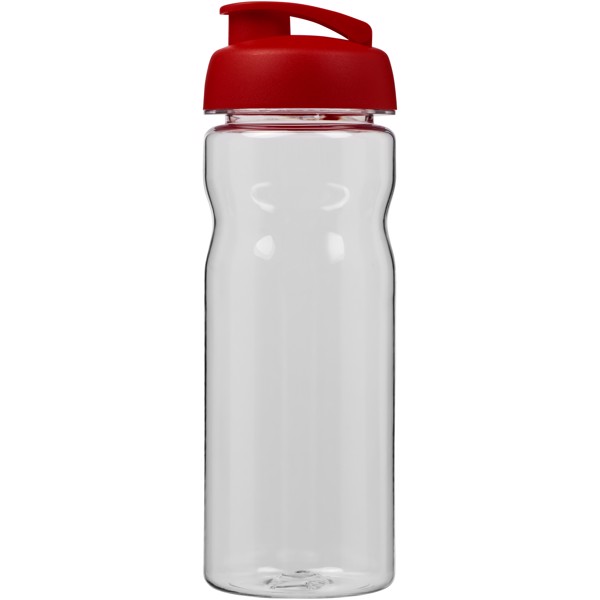 Sportovní láhev s vyklápěcím víčkem Base Tritan™ 650 ml - Průhledná / Červená s efektem námrazy