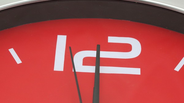 Wall Clock Cronos - White