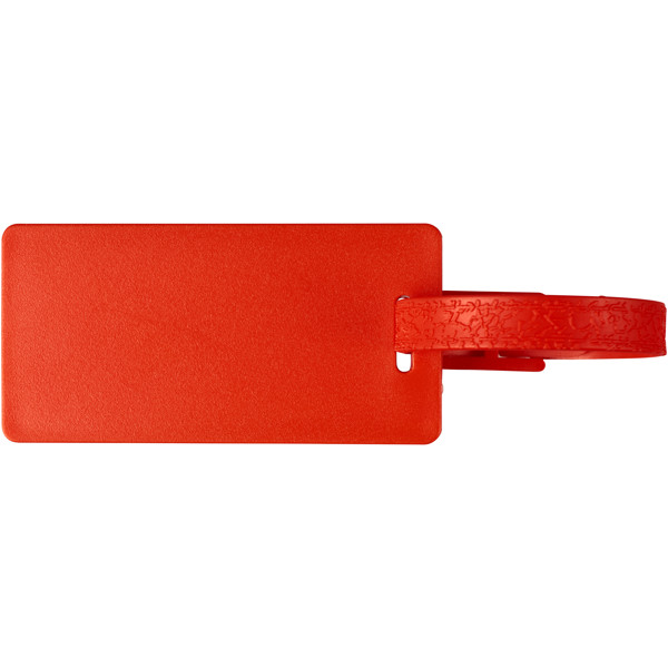 River recycled window luggage tag - Red