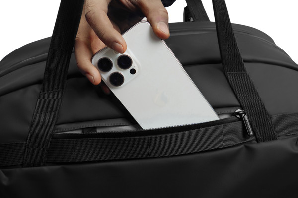 Urban Water Resistant Weekend Bag - Black / Grey