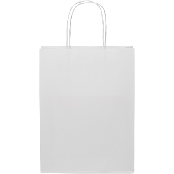 Kraft 120 g/m2 paper bag with twisted handles - medium - White