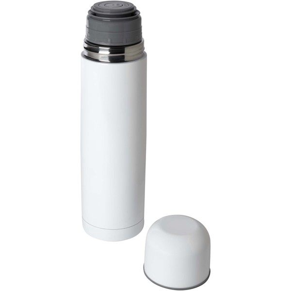 Sullivan 750 ml RCS certified recycled stainless steel vacuum insulated flask - White