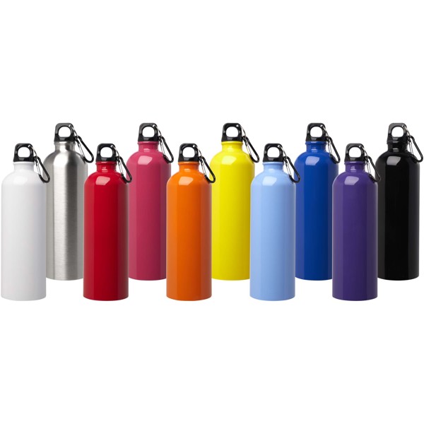 Oregon 750 ml RCS certified single wall stainless steel water bottle with carabiner - Red