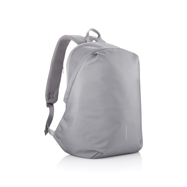 Bobby Soft, anti-theft backpack - Grey / Blue