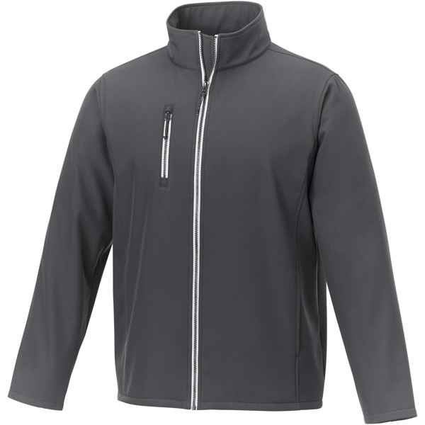 Orion men's softshell jacket - Storm grey / XL