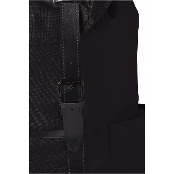 Thomas 16" laptop backpack - Solid black
