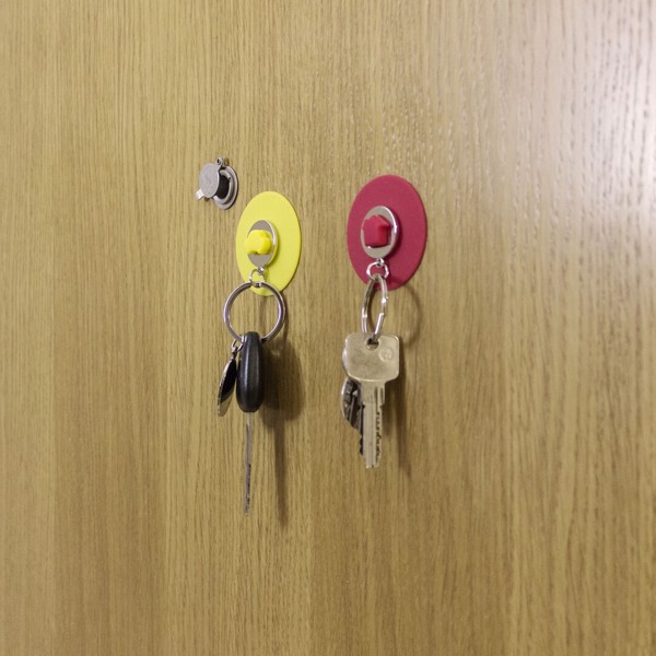 Keyring Coin Coltax - White