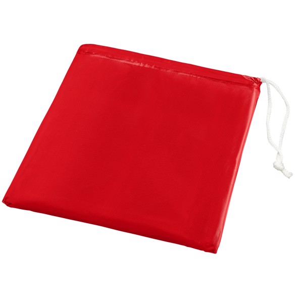 Poncho plegable con bolsa "Paulus" - Rojo