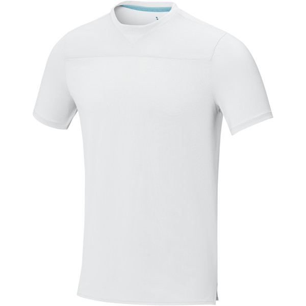 Borax short sleeve men's GRS recycled cool fit t-shirt - White / S