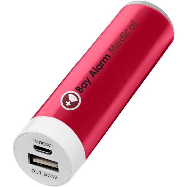 Powerbanka Dash 2200 mAh - Červená s efektem námrazy