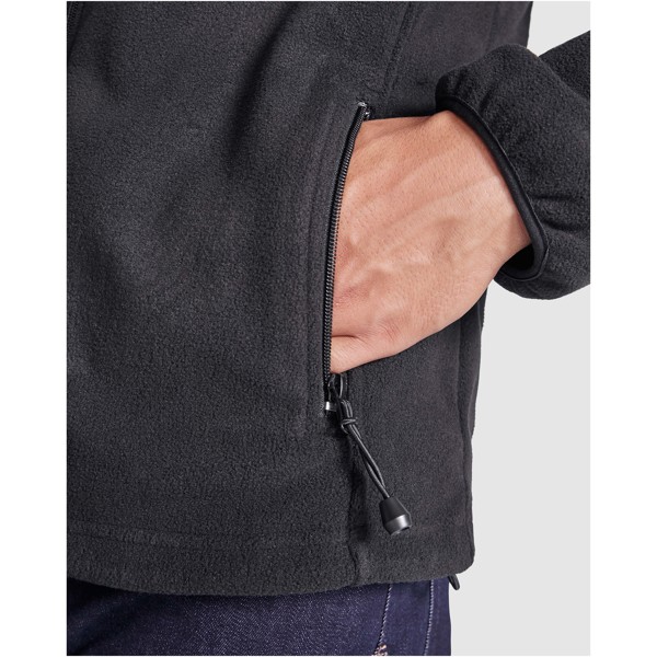 Luciane men's full zip fleece jacket - Garnet / S
