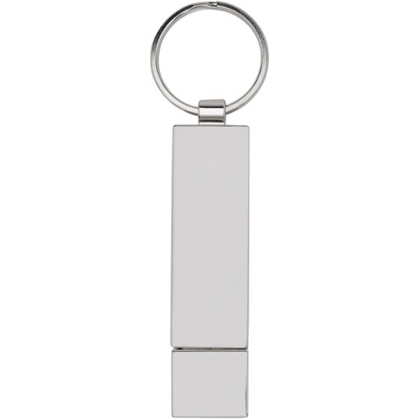 Rectangular light-up USB - Black / Blue / Silver / 1GB