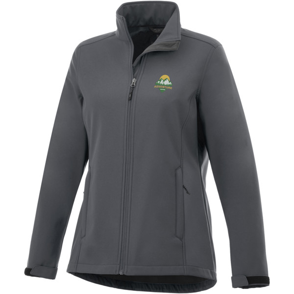 Maxson women's softshell jacket - Storm grey / XL