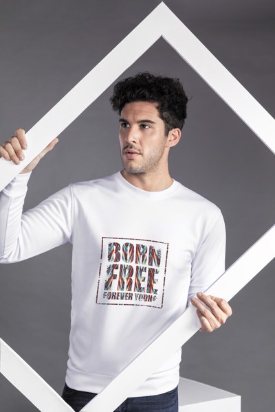 Adult Technique Sweatshirt Kroby - White / M