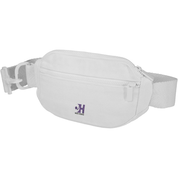 Crescent 500 g/m² Aware™ recycled crossbody bag - White