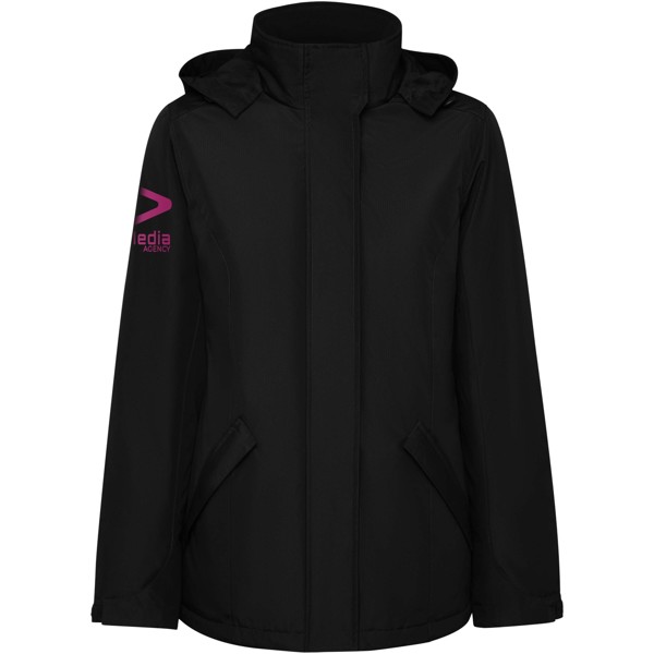 America women's padded parka jacket - Black / roly-S