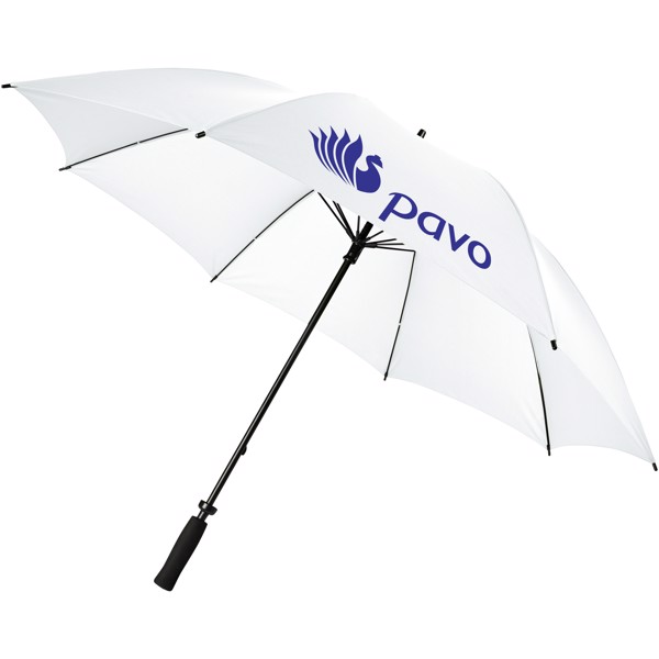 Grace 30\" windproof golf umbrella with EVA handle - White